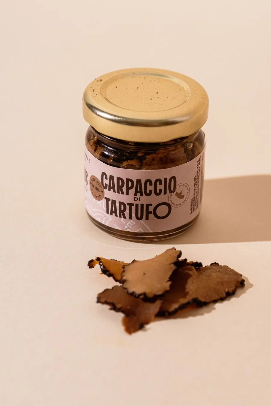 Carpaccio di Tartufo Alvitius, vasetto con lamelle di tartufo nero