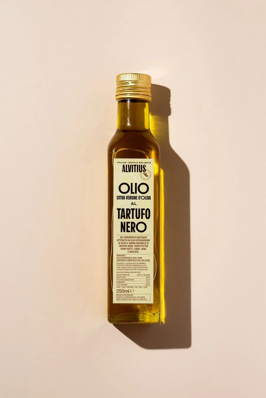 Olio Extravergine d'Oliva al Tartufo Nero Alvitius